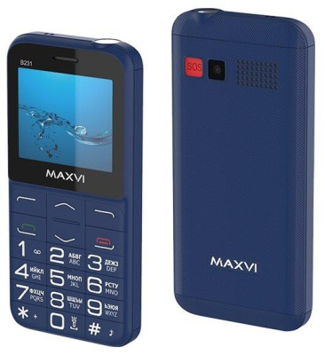 Мобильный телефон Maxvi B231 Blue