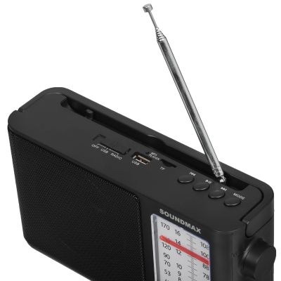 Радиоприемник SoundMAX SM-RD2121UB Чёрный