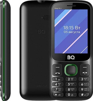 Мобильный телефон BQ 2820 Step XL+ Black+Green