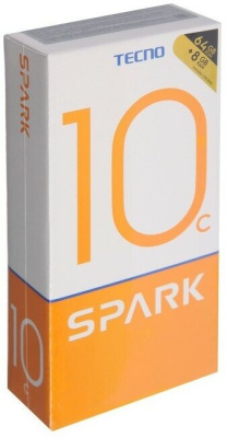 Смартфон TECNO Spark 10c 4/64GB Meta Blue