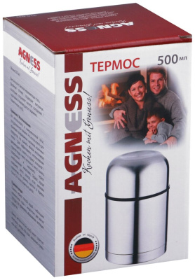 Термос Agness 910-033 0,5л.