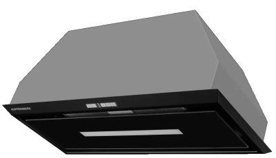 Вытяжка Kuppersberg INTRO 70 Black