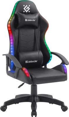 Игровое кресло Defender Factor X RGB Black