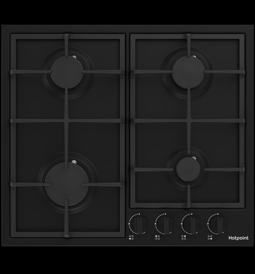 Газовая варочная поверхность Hotpoint HGMT 642 BL