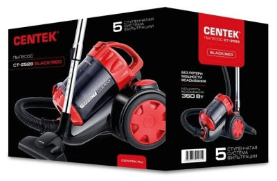 Пылесос CENTEK CT-2528 красный