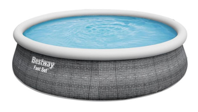 Бассейн надувной Bestway 57372 FAST SET 457*107 см