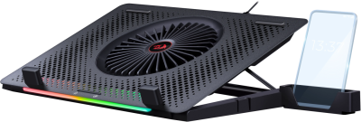 Теплоотводящая подставка Redragon Ivy 13"-15" RGB (USB) Black