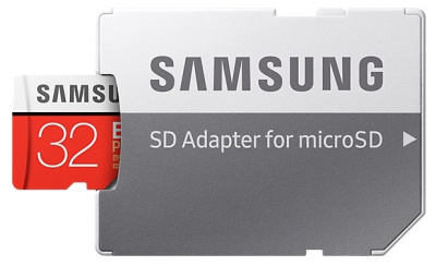 Карта памяти Samsung microSD Evo Plus 32Gb Cl10+ADP