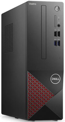 Системный блок Dell Vostro 3681 Core i3 10100/8Gb/256Gb SSD/1Tb HDD/UHD 630 Win10Pro Black 3681-9141