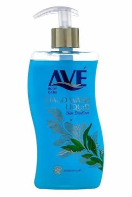 Жидкое мыло AVE Голубое (Океанский бриз с  ароматом св. и прох.) 500 гр