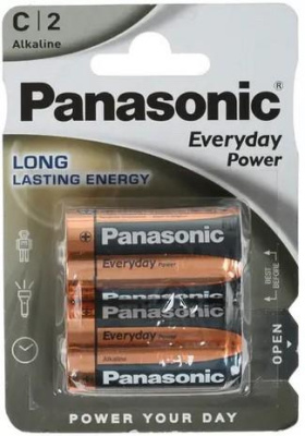 Эл.питания Panasonic C LR14 Everyday Power (Standard) бл/2шт