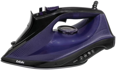 Утюг BBK ISE-2413 черный/фиолетовый