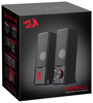 Компьютерная акустика 2.0 Redragon Orpheus Black Компьютерная акустика 2.0 Redragon Orpheus Black