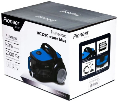 Пылесос Pioneer VC321C Azure blue