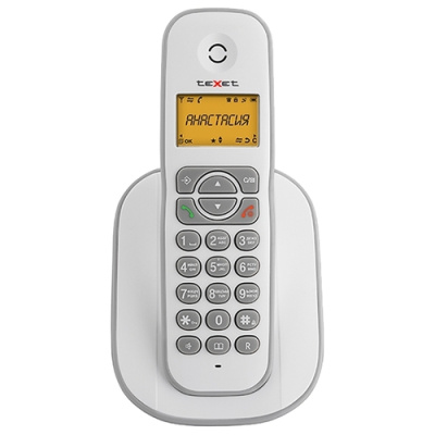 Радиотелефон teXet TX-D4505A бело-серый