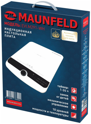 Настольная индукционная плита Maunfeld EVI M291-WH