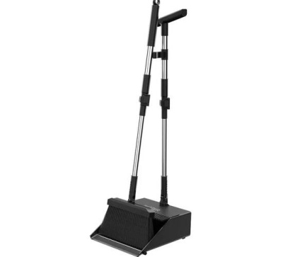 Комплект щетка и совок Zetter M черный