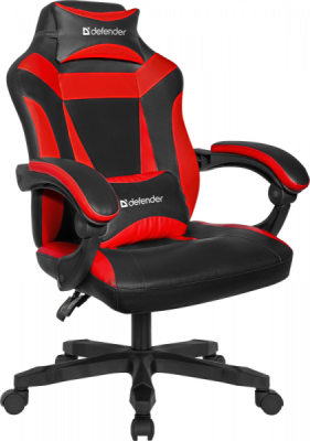 Игровое кресло Defender Master Black/Red