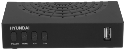 Ресивер DVB-T2 Hyundai H-DVB440 черный