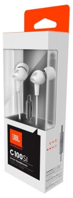 Наушники вкладыши JBL C100si White