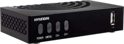 Ресивер DVB-T2 Hyundai H-DVB440 черный
