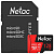 Карта флеш-памяти Netac MicroSD P500 Extreme Pro 128GB +ADP