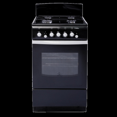 Плита газовая De Luxe 5040.36г(щ.) чёрн