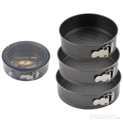 Набор форм для выпечки Mallony SF-002SET 20/22/24 см 191312