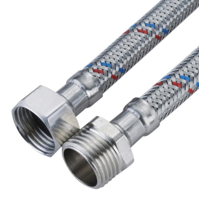 Шланг для воды гибкий СТМ 80 см, 1/2", Г/Ш