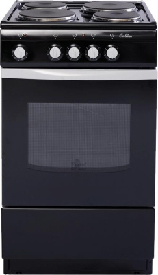 Плита электрическая De Luxe 5004.12э чёрн.