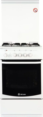 Плита газовая De Luxe 506040.01ГЭ КР белый