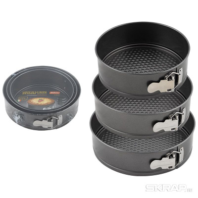 Набор форм для выпечки Mallony SF-002SET 20/22/24 см 191312