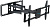 Кронштейн Kromax ATLANTIS-70 Black