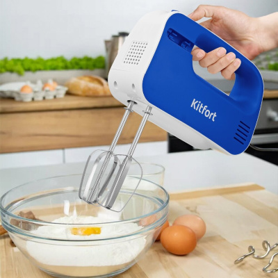 Миксер Kitfort KT-3417-3 White-Blue