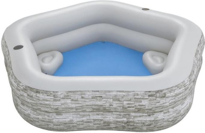 Бассейн надувной Bestway 54423 TruPrint 213 x 206 x 53 см