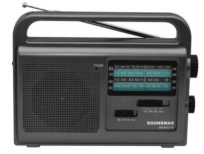 Радиоприемник SoundMAX SM-RD2110 Темно-серый