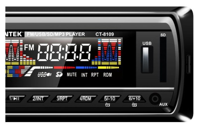 Автомагнитола CENTEK CT-8109 черный