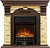 Каминокомплект: Портал Dublin арочный сланец, темный дуб с очагом Royal Flame Fobos FXM Black RC