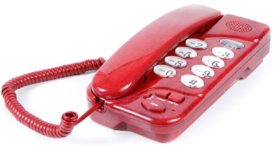 Телефон проводной Вектор 207/05 MAROON