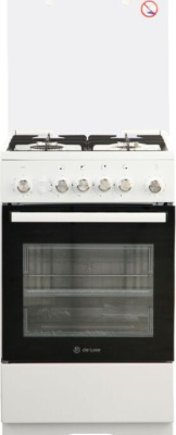 Плита газовая De Luxe 5040.30г (кр) чр