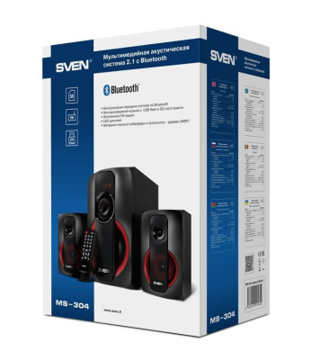 Компьютерная акустика 2.1 SVEN MS-304 Black