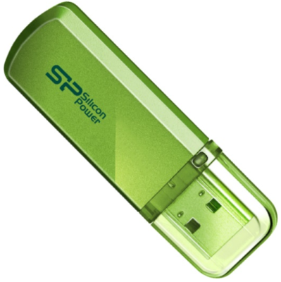 USB накопитель 16Gb USB2.0 Silicon Power Helios 101 Green