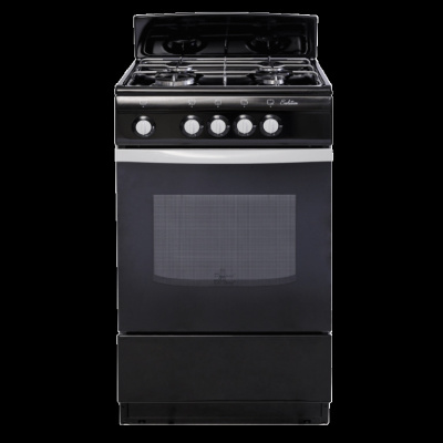 Плита газовая De Luxe 5040.38г (щ) чёрный