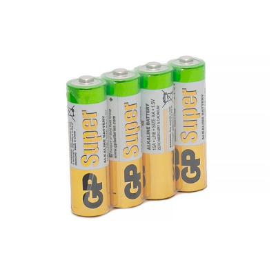 Батарейка GP Super alkaline AA LR06-4P-4BL