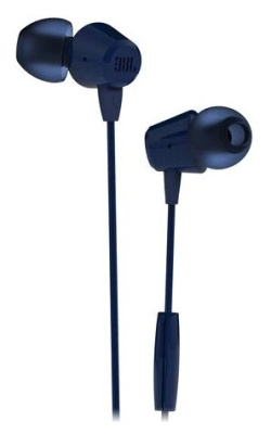 Наушники вкладыши JBL C50HI Blue