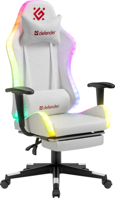 Игровое кресло Defender Watcher RGB Led White