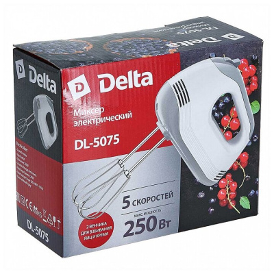Миксер Delta DL-5075 White Gray