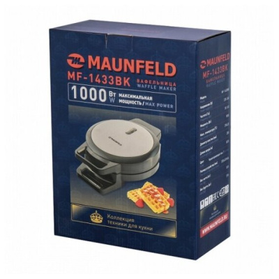 Вафельница Maunfeld MF-1433BK