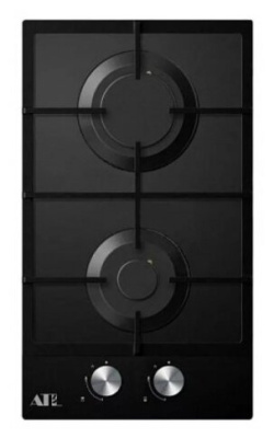 Газовая варочная поверхность ATLAN 2 TL30 BK MSGD