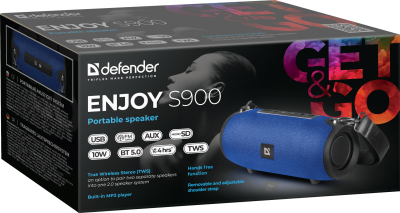 Портативная акустика Defender Enjoy S900 синий